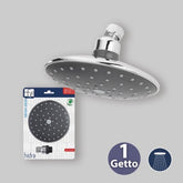 SOFFIONE DOCCIA MONOGETTO "EURO 1" IN ABS